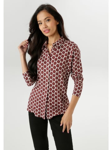 Aniston Bluzka w kolorze bordowo-kremowym