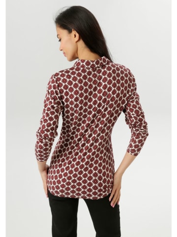 Aniston Blouse bordeaux/crème
