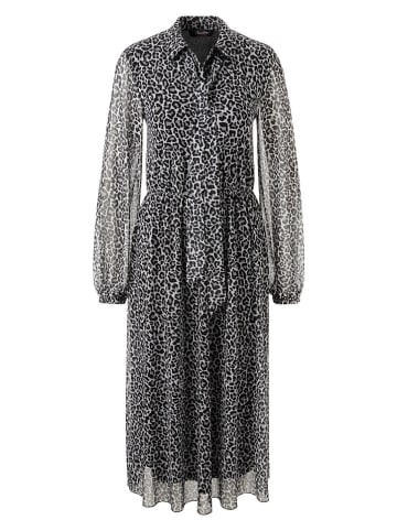 Aniston Kleid in Grau/ Schwarz