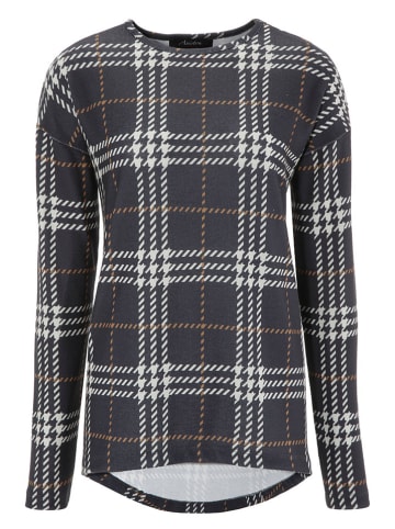 Aniston Longsleeve grijs/wit