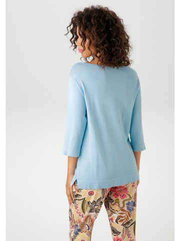 Aniston Sweter w kolorze błękitnym