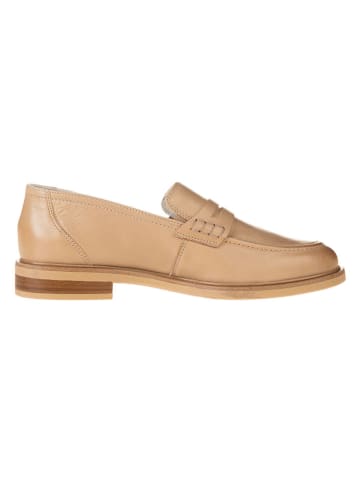 Paul Green Leren mocassins beige