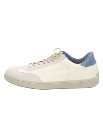 Think! Leren sneakers wit/lichtblauw