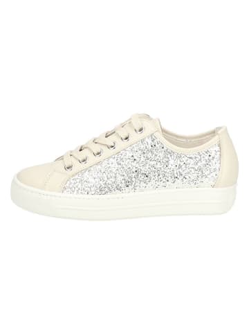 Paul Green Skórzane sneakersy w kolorze beżowym