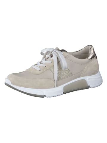 Paul Green Leder-Sneakers in Beige
