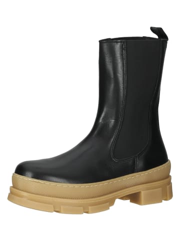 Steve Madden Leren chelseaboots zwart/beige