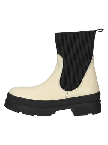 Steve Madden Skórzane botki w kolorze beżowym