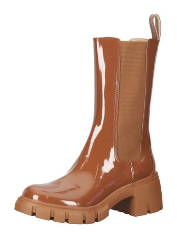 Steve Madden Skórzane sztyblety w kolorze jasnobrązowym