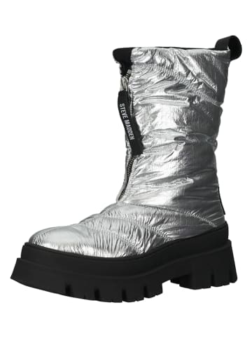 Steve Madden Botki zimowe w kolorze srebrnym