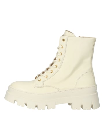 Steve Madden Leder-Boots in Creme