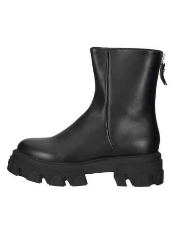 Steve Madden Leder-Boots in Schwarz