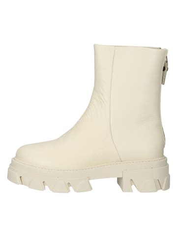 Steve Madden Leder-Boots in Creme