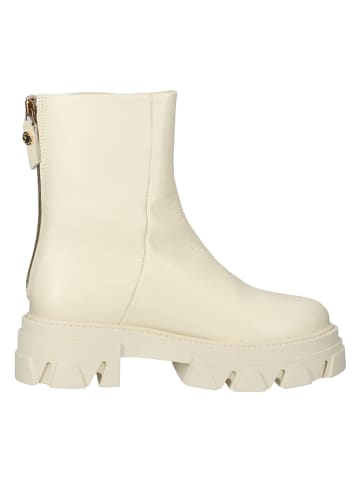 Steve Madden Skórzane botki w kolorze kremowym