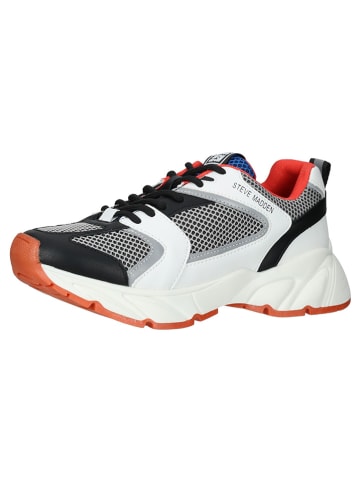 Steve Madden Sneakersy w kolorze biało-czarno-pomarańczowym