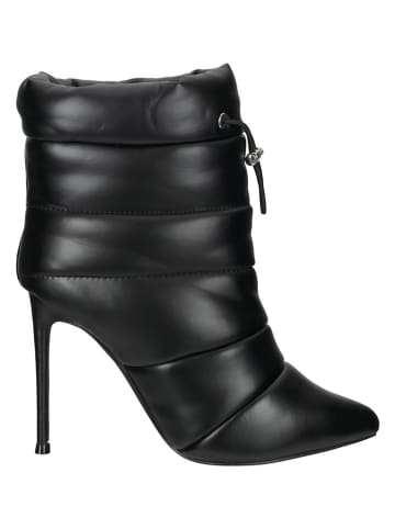 Steve Madden Leder-Stiefeletten in Schwarz