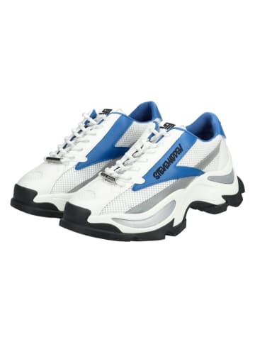 Steve Madden Sneaker wit/blauw