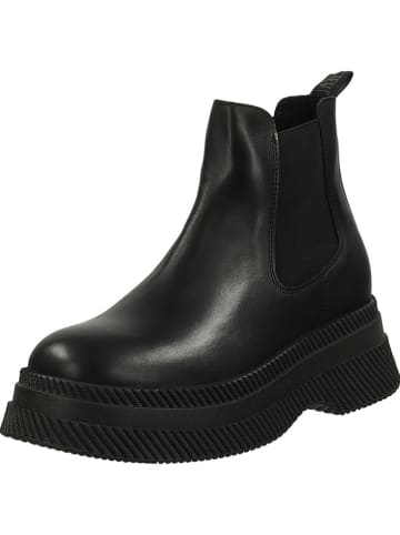 Steve Madden Leder-Chelsea-Boots in Schwarz