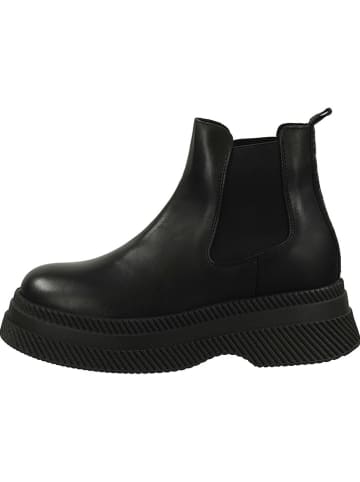 Steve Madden Leder-Chelsea-Boots in Schwarz