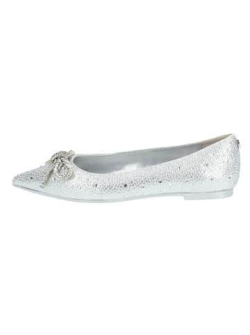 Steve Madden Ballerina's zilverkleurig