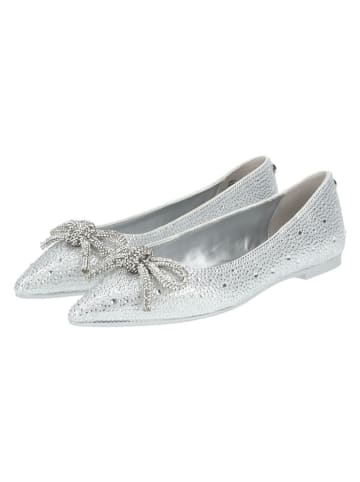 Steve Madden Ballerina's zilverkleurig