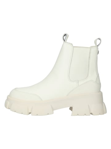 Steve Madden Skórzane sztyblety w kolorze białym