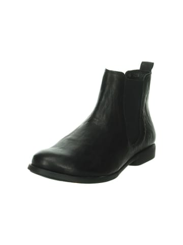 Think! Leder-Chelsea-Boots in Schwarz
