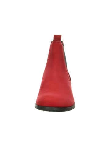 Think! Leder-Chelsea-Boots in Rot