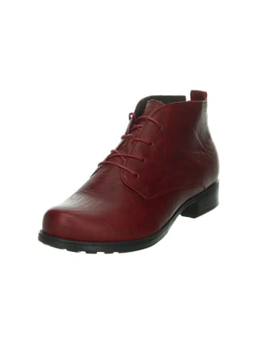 Think! Leren veterschoenen rood
