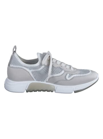 Paul Green Leder-Sneakers in Grau
