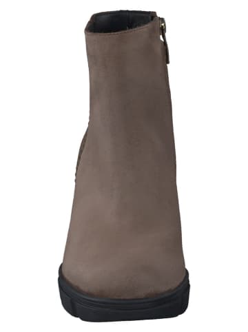 Paul Green Leder-Stiefeletten in Braun