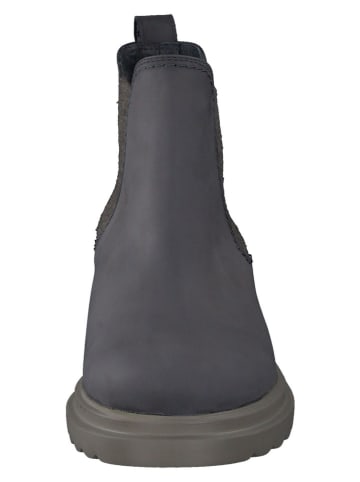 Paul Green Leder-Chelsea-Boots in Anthrazit