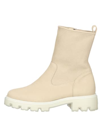 Paul Green Leren enkellaarzen beige