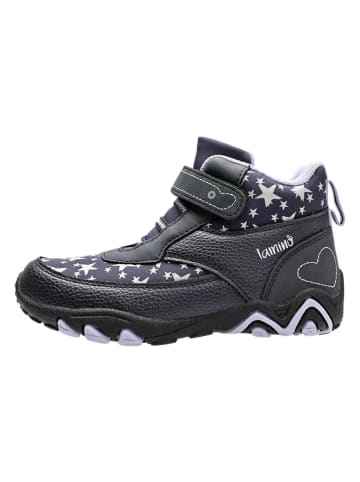 lamino Leren boots donkerblauw