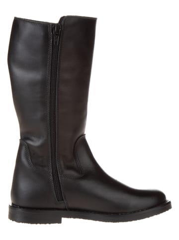 lamino Skórzane kozaki w kolorze czarnym