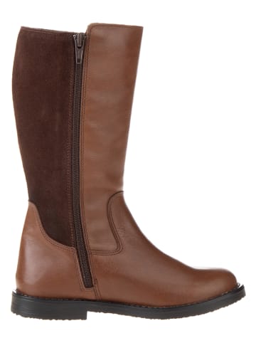 lamino Leder-Stiefel in Hellbraun