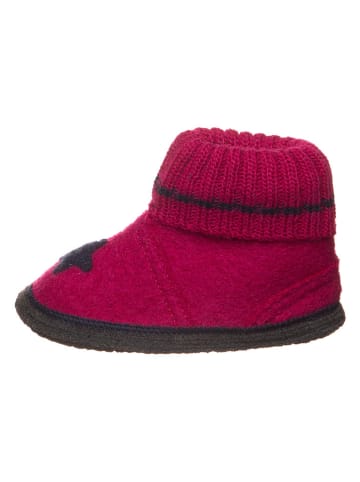 lamino Hüttenschuhe "Stern" in Fuchsia