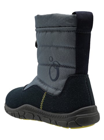 lamino Botki zimowe w kolorze błękitno-niebieskim do chodzenia na boso