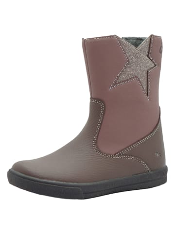 lamino Leren boots mauve
