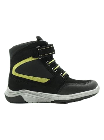 lamino Leren winterboots zwart