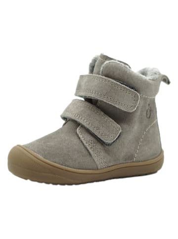 lamino Leder-Boots in Grau