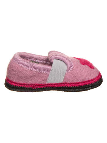 lamino Pantoffels "Stern" lichtroze/roze/wit