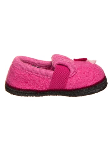 lamino Pantoffels "Schmetterling" roze