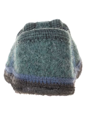 lamino Kapcie "Crocodile" w kolorze turkusowym