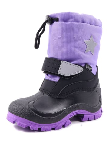 lamino Kozaki zimowe w kolorze fioletowym
