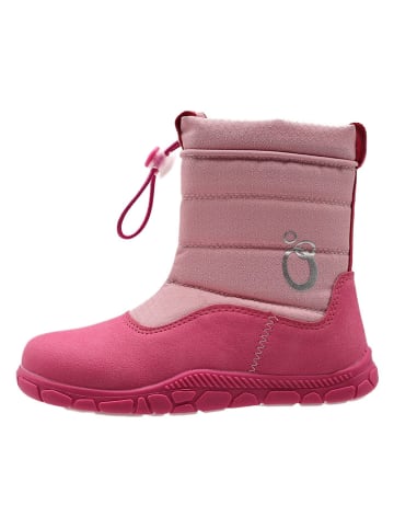 lamino Barfuß-Winterstiefel in Rosa