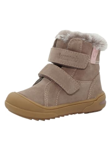 lamino Leder-Boots in Beige