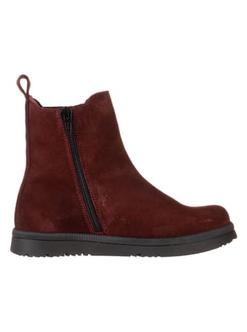 lamino Leren chelseaboots rood