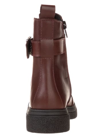 lamino Leren boots rood