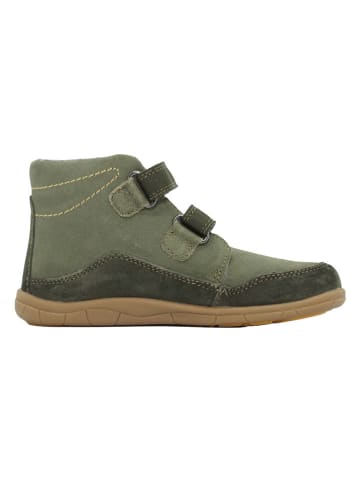 lamino Leder-Barfußschuhe in Khaki