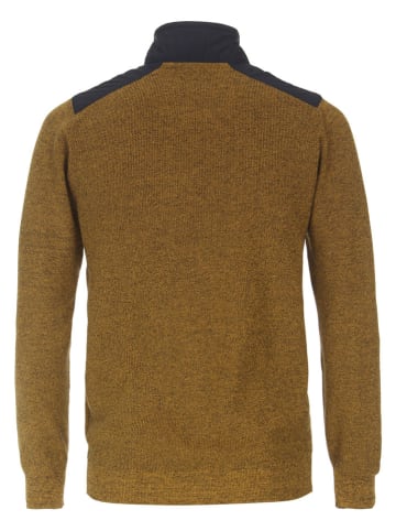 CASAMODA Vest lichtbruin/donkerblauw